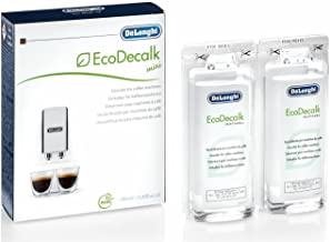 De'.Longhi Ecodecalk Mini Descalcificador universal-  cafeteras superautomaticas- pack x2- 100 ml- componentes naturales- compatible modelos ETAM - ECAM