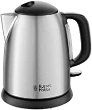 Russell Hobbs Adventure - Hervidor de agua electrico pequeno ( 2400 W- 1 litro- acero inoxidable- Gris) - ref. 24991-70